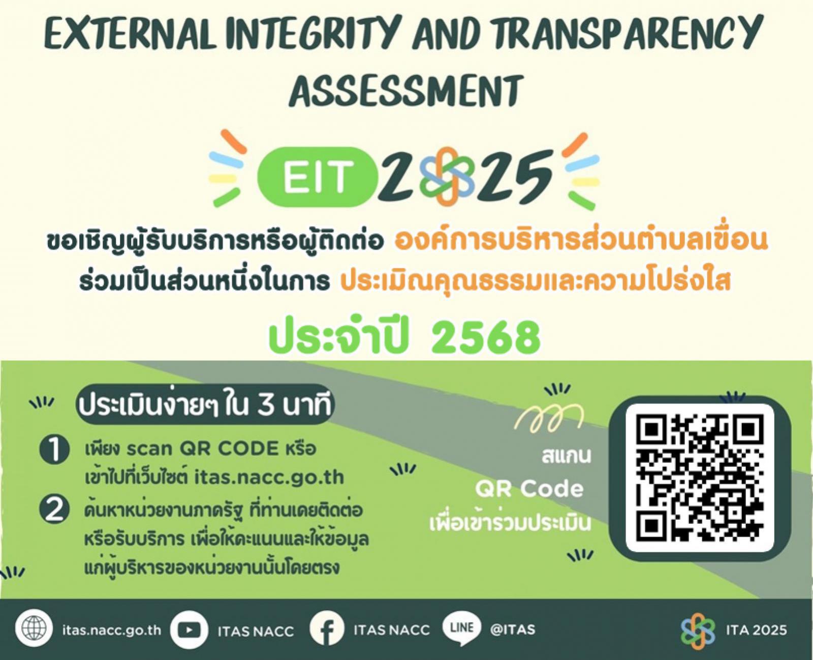 แบบวัดการับรู้ของผู้มีส่วนได้ส่วนเสียภายนอก (EIT)